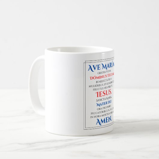 Ave Maria Mug (Devant gauche)