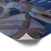 AVE MARIA Poster de prière latine (Coin)