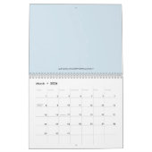 Ave maria Two Page, Medium, White Calendar Kalender (Mar 2026)