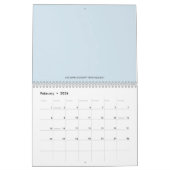 Ave maria Two Page, Medium, White Calendar Kalender (Feb 2026)