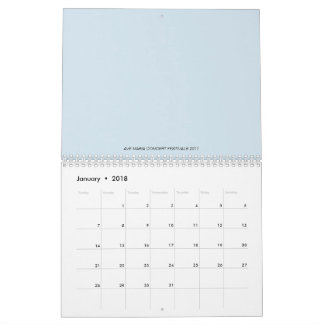 Ave maria Two Page, Medium, White Calendar Kalender