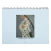 Ave maria Two Page, Medium, White Calendar Kalender (Hoes)