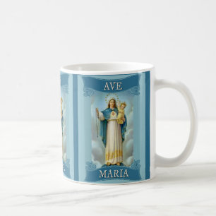 AVE MARIA VIRGIN MARY CHRIST CHILD Rosary Koffiemok