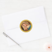 Ave Maria ... Virgin Mary Ronde Sticker (Envelop)