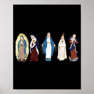 Ave Maria Vol Van Genade, Gezegende Maagd Maria, B Poster