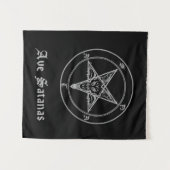 Ave Satanas Tapestry Wandkleed (Voorkant (horizontaal))