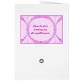 Avec amour - à une table de billard (Dos)