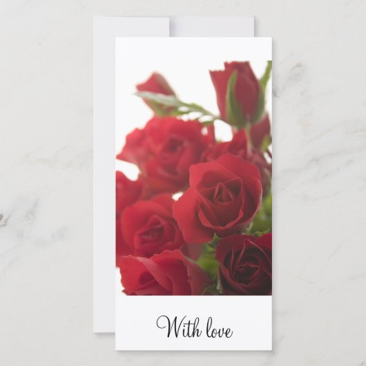 Avec amour... carte photo (Devant)