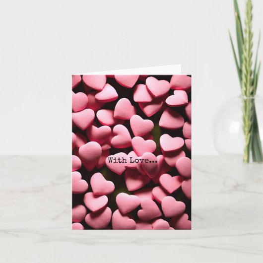 Avec Amour... Carte pour les fêtes (Devant)