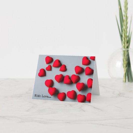 Avec Amour... Carte pour les fêtes (Devant)