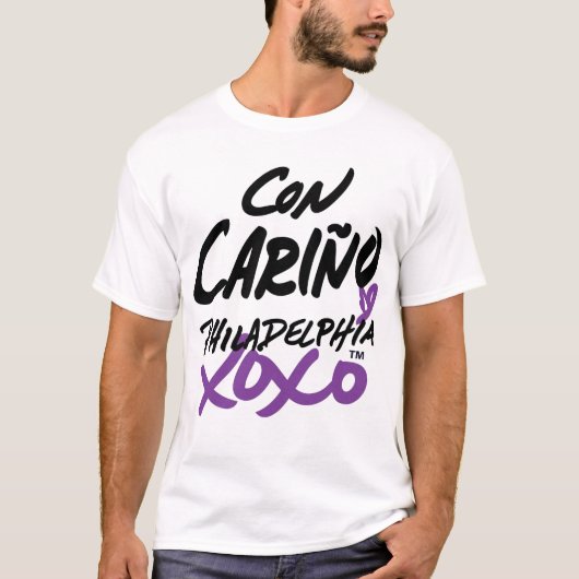 "Avec amour" dans le T-shirt espagnol (Devant)