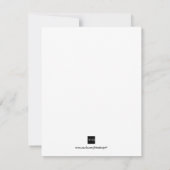 Avec beaucoup de gratitude xmas ornement carte de  (Dos)