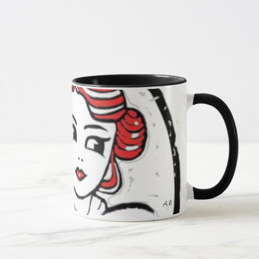 Avec bonheur tasse (Droite)