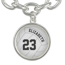 bracelet volleyball w nom du joueur/numéro de mail