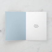 Avec Carte de voeux Sympathique (Intérieur)