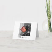 Avec Carte pour notes d'amour (Devant)