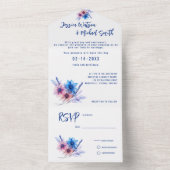 💍 Avec Carte RSVP Pastel Whispers Meaders (À l'intérieur)