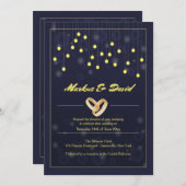 Avec cette bague Faire-part de mariage homosexuell (Devant / Derrière)