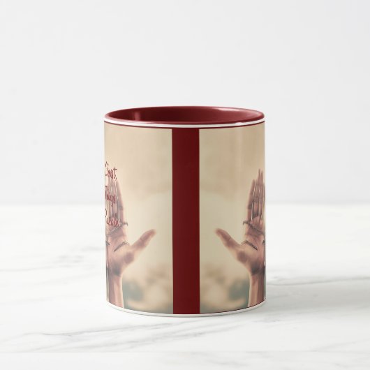 Avec Christ, Mug de café (Centre)