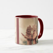 Avec Christ, Mug de café (Devant droit)