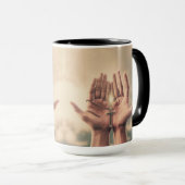 Avec Christ, Mug de café (Devant droit)