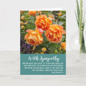 Avec compassion, carte chrétienne avec des écritur (Devant)