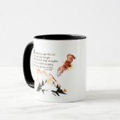 Avec des ailes comme des aigles tasse de café (Devant gauche)