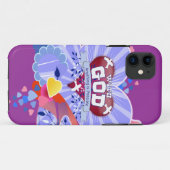 Avec Dieu iPhone 5 Coque (Dos (Horizontal))