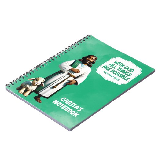 Avec Dieu, tout est possible Carnet (Côté gauche)