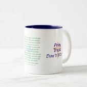 Avec Dieu tout est possible - tasse (Devant droit)
