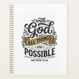 Avec Dieu Toutes Choses Sont Possibles Vintage Chr