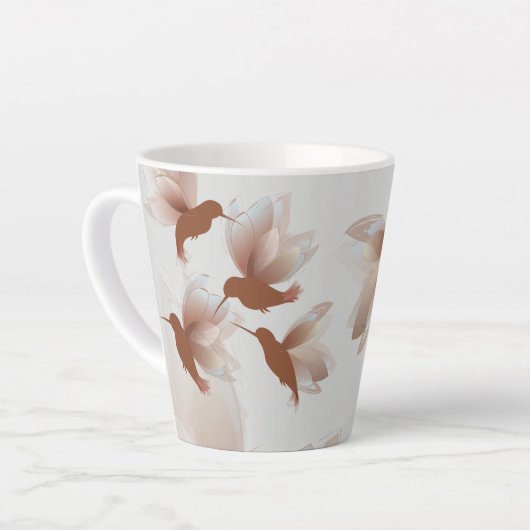 Avec humour le long de Latte Mug (Angle gauche)