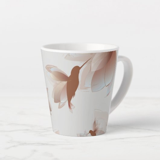 Avec humour le long de Latte Mug (Angle droit)