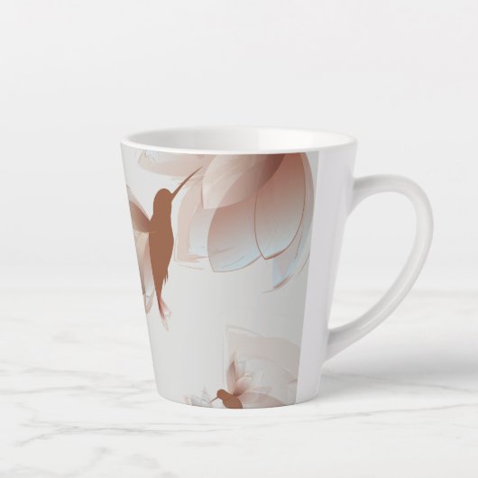 Avec humour le long de Latte Mug (Droite)