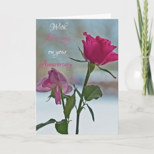 Avec la carte d'anniversaire des bénédictions de D (Devant)