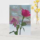 Avec la carte d'anniversaire des bénédictions de D (Fleur jaune)