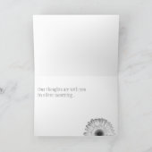 Avec la carte de sympathie la plus profonde (Intérieur)