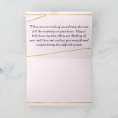 Avec la carte de sympathie la plus profonde (Intérieur)