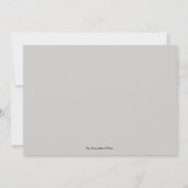 Avec la carte de sympathie montrant la libellule (Dos)