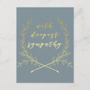 Avec la plus profonde sympathie Carte postale