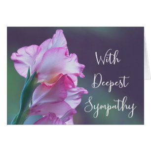 Avec la plus profonde sympathie Gladiolus