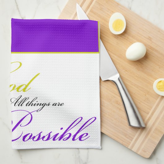 Avec la serviette de Dieu (Quart Plié)