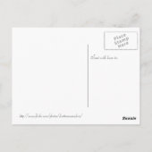 Avec l'amour du Texas Carte postale - Symétrie flo (Dos)