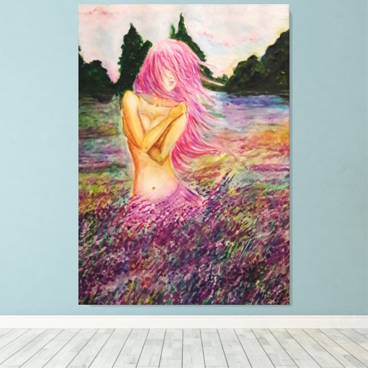 Avec Lavender Aroma Canvas Impression - Peinture (Insitu (Plancher de Bois))