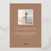 Avec le flux | Faire-part d'obtention d'un diplôme (Verso)