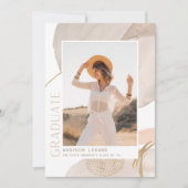 Avec le flux | Faire-part d'obtention d'une licenc (Devant)