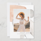 Avec le flux | Faire-part d'obtention d'une licenc (Devant)