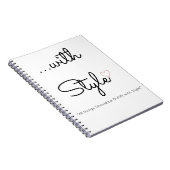 … avec le journal de spirale de style (Côté Droit)