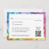 Avec les exigences du menu Ethereal Bloom RSVP (Dos)