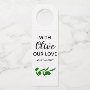 Avec l'olive nos étiquettes d'huile d'olive de